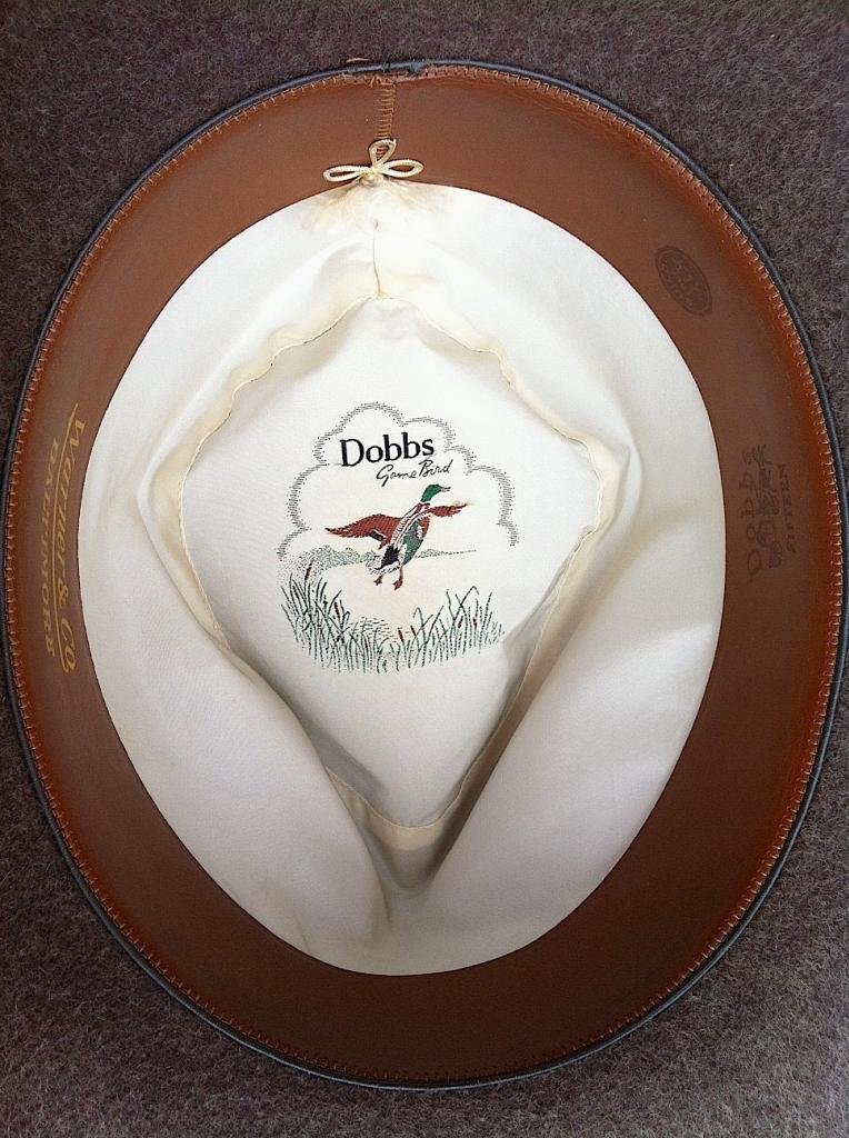 推定50年代 DOBBS guild edge hat fedra 推定50年代 DOBBS guild edge